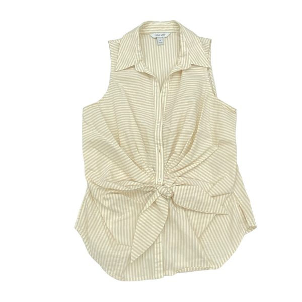 CREAM TOP SLEEVELESS by NINE WEST Size:M For Cheap