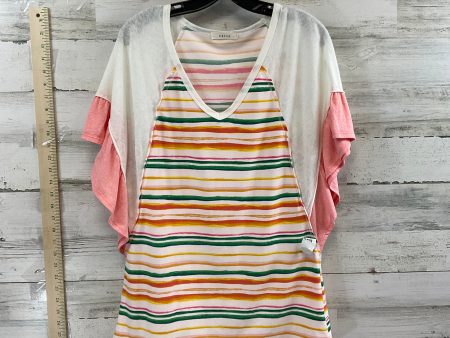 Top Short Sleeve By Entro In Orange, Size: L For Sale