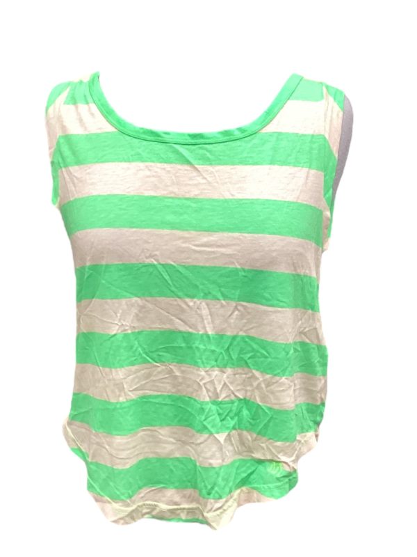 Top Sleeveless By Abercrombie And Fitch In Green & Tan, Size: Xs Fashion