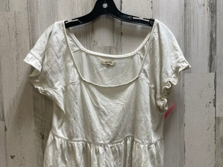 Top Short Sleeve By Madewell In White, Size: L Online now