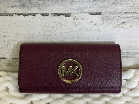 Wallet Leather By Michael Kors, Size: Medium Fashion