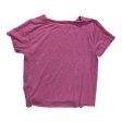 Top Short Sleeve Designer By Eileen Fisher In Purple, Size: S on Sale