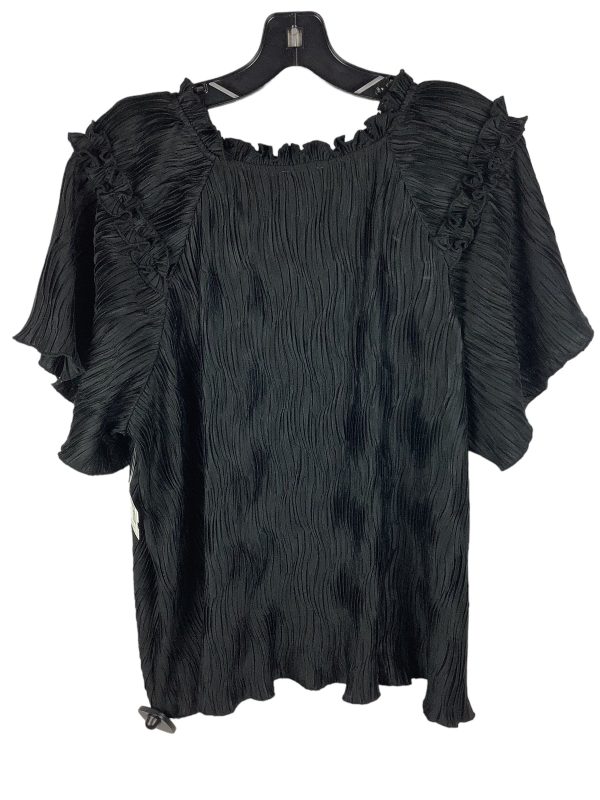 Top Short Sleeve By Clothes Mentor In Black, Size: S For Discount