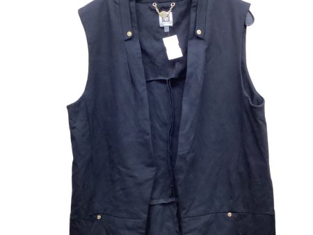 Vest Other By Anne Klein In Black & Gold, Size: Xl Online Hot Sale