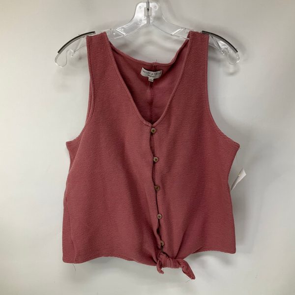 Top Sleeveless By Madewell In Pink, Size: Xl Online Sale