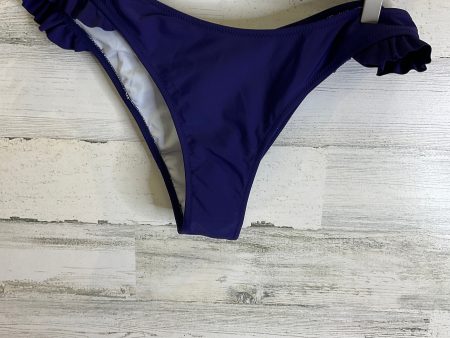 Swimsuit Bottom By Clothes Mentor In Navy, Size: L Online Sale