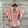 Top Short Sleeve By Umgee In Peach, Size: S Hot on Sale