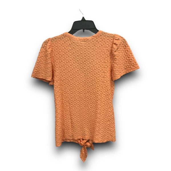 Top Short Sleeve By Loft In Orange, Size: Xs Online