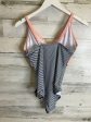 Swimsuit By Clothes Mentor In Black & Pink, Size: S For Cheap