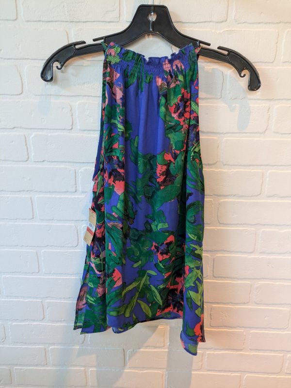 Top Sleeveless By Rachel Roy In Blue & Green, Size: Xs Cheap