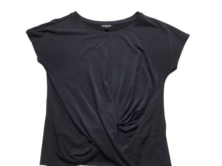 Top Short Sleeve By Express In Black, Size: S on Sale