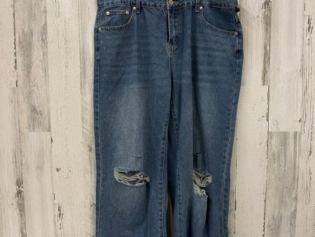 Jeans Cropped By Clothes Mentor In Blue Denim, Size: 14 Sale