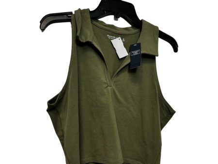 Top Sleeveless By Abercrombie And Fitch In Olive, Size: Xl For Discount