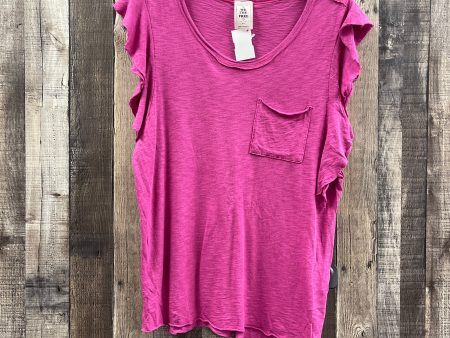 Top Short Sleeve By We The Free In Pink, Size: S Hot on Sale