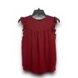 Top Sleeveless By Loft In Red, Size: S Discount