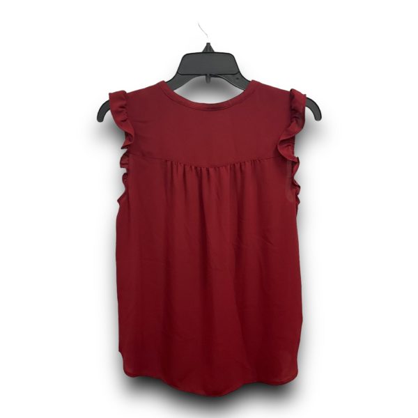 Top Sleeveless By Loft In Red, Size: S Discount