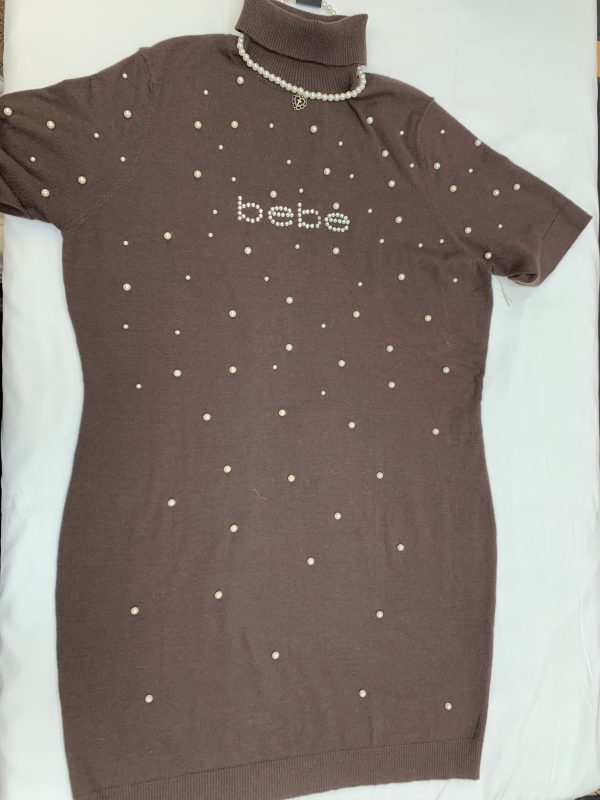 Dress Sweater By Bebe In Brown, Size: 1x For Sale