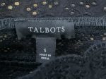 Top Short Sleeve By Talbots In Black, Size: S Sale