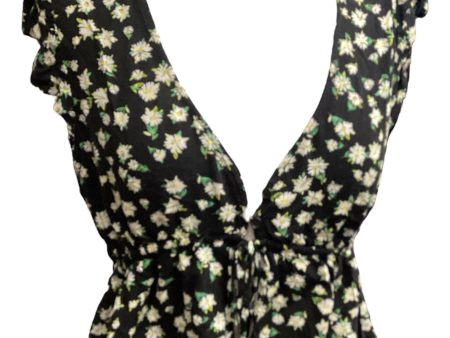 Top Sleeveless By Wild Fable In Floral Print, Size: L Supply