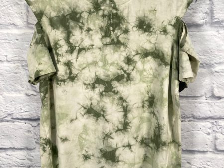 Top Short Sleeve By Lululemon In Green & White, Size: S Hot on Sale