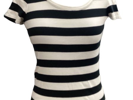 Top Short Sleeve By Merona In Striped Pattern, Size: Xs Online now