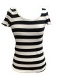 Top Short Sleeve By Merona In Striped Pattern, Size: Xs Online now