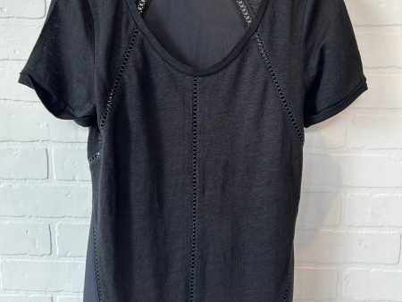 Top Short Sleeve By Banana Republic In Black, Size: Xs Online Hot Sale