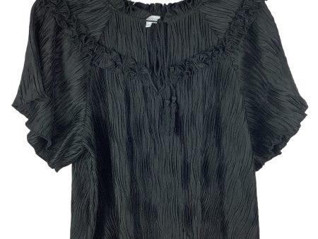 Top Short Sleeve By Clothes Mentor In Black, Size: S For Discount