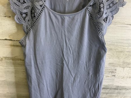 Top Short Sleeve By Loft In Blue, Size: M Online Hot Sale