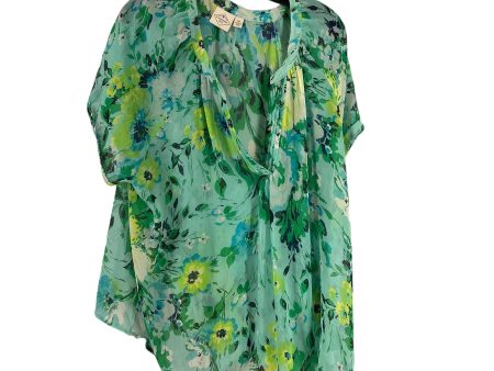 Top Short Sleeve By St Johns Bay In Green, Size: 3x For Discount