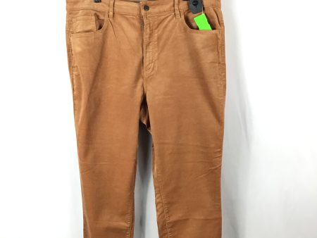 Pants Corduroy By Loft In Orange, Size: 16 Online Sale