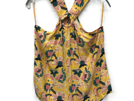 Yellow Top Sleeveless By Maeve, Size: xs Supply