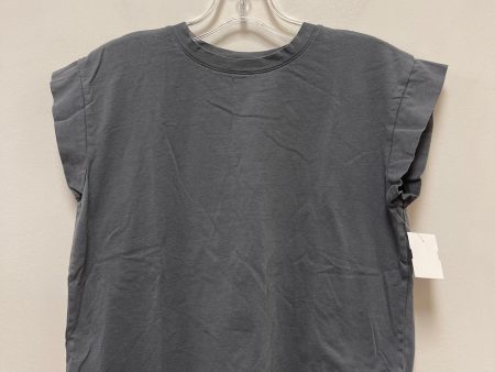 Top Short Sleeve By A New Day In Grey, Size: Xs Cheap