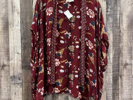 Cardigan By Loft In Floral Print, Size: Onesize For Sale