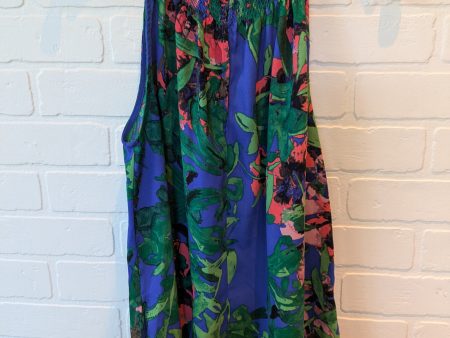 Top Sleeveless By Rachel Roy In Blue & Green, Size: Xs Cheap