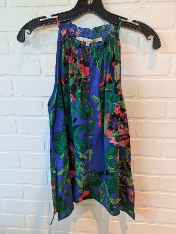 Top Sleeveless By Rachel Roy In Blue & Green, Size: Xs Cheap