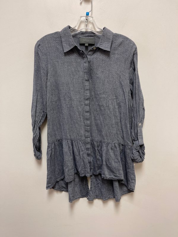 Tunic Long Sleeve By Sunday In Brooklyn In Blue, Size: S Fashion