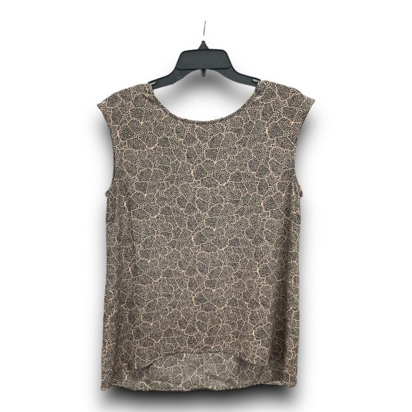 Top Sleeveless By Halogen In Black & Tan, Size: S Hot on Sale