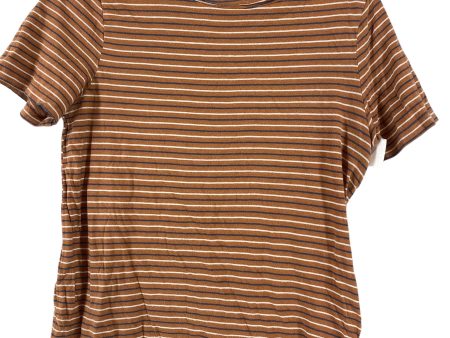 Top Short Sleeve By Universal Thread In Orange, Size: Xs Sale