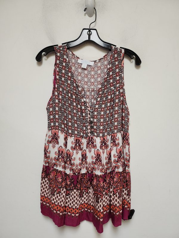 Top Sleeveless By Clothes Mentor In Multi-colored, Size: S Online Sale