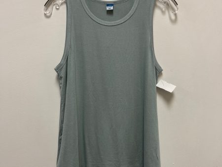 Top Sleeveless By Old Navy In Green, Size: S Cheap