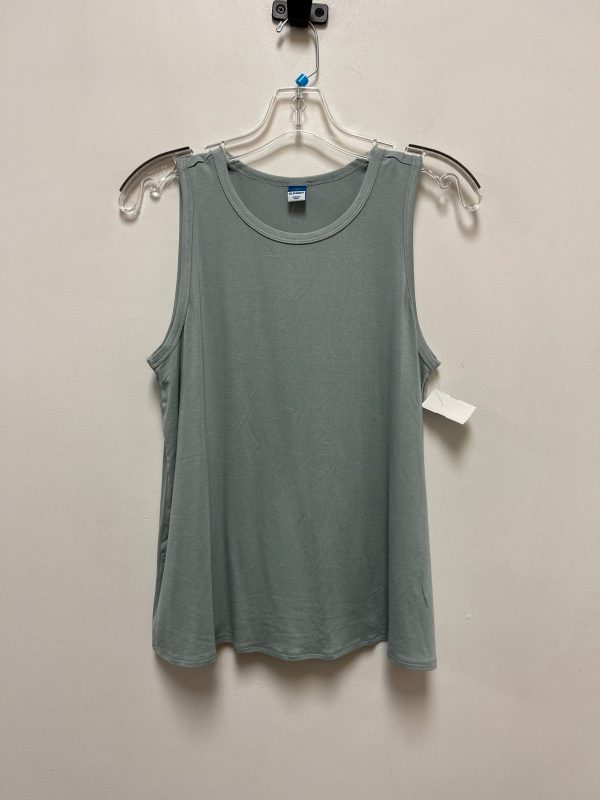 Top Sleeveless By Old Navy In Green, Size: S Cheap