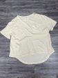 Top Short Sleeve By We The Free In Cream, Size: M Cheap