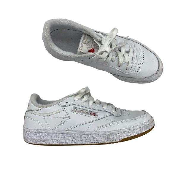 WHITE SHOES SNEAKERS by REEBOK Size:8.5 Fashion