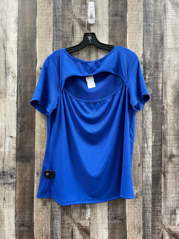 Top Short Sleeve By Cmf In Blue, Size: 3x Online now