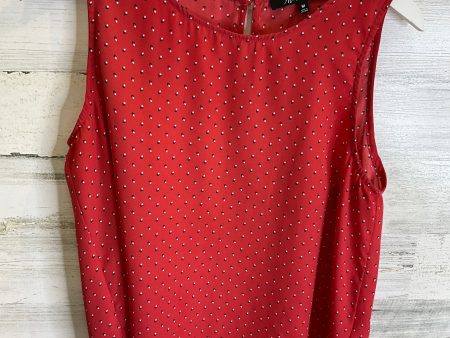 Top Sleeveless By Clothes Mentor In Red, Size: M Discount