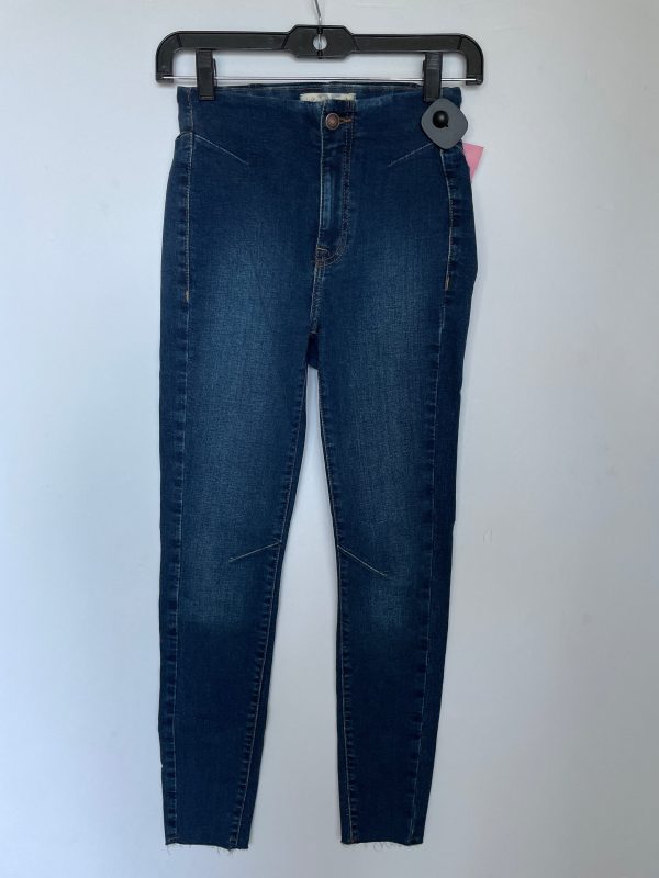 Jeans Skinny By We The Free In Blue Denim, Size: 0 on Sale