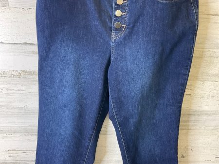 Pants Cropped By Maurices In Blue Denim, Size: 14 Fashion