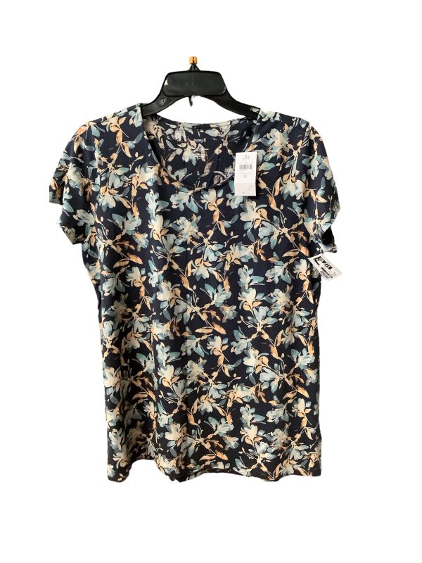 Top Short Sleeve By Pure Jill In Floral Print, Size: M Online