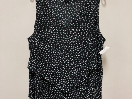 Top Sleeveless By Torrid In Black & Green, Size: 1x Online Hot Sale